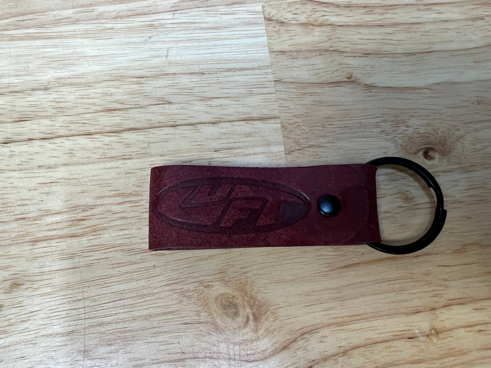 Leather Stamped Keychain